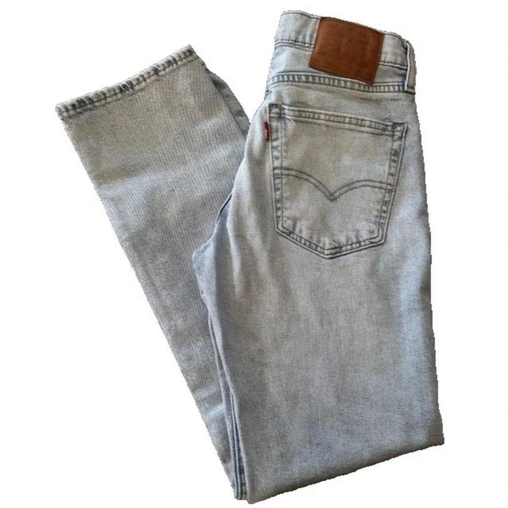 Levi's 514 Straight Leg Jeans 30x32 Light Wash Classic Denim Men's
